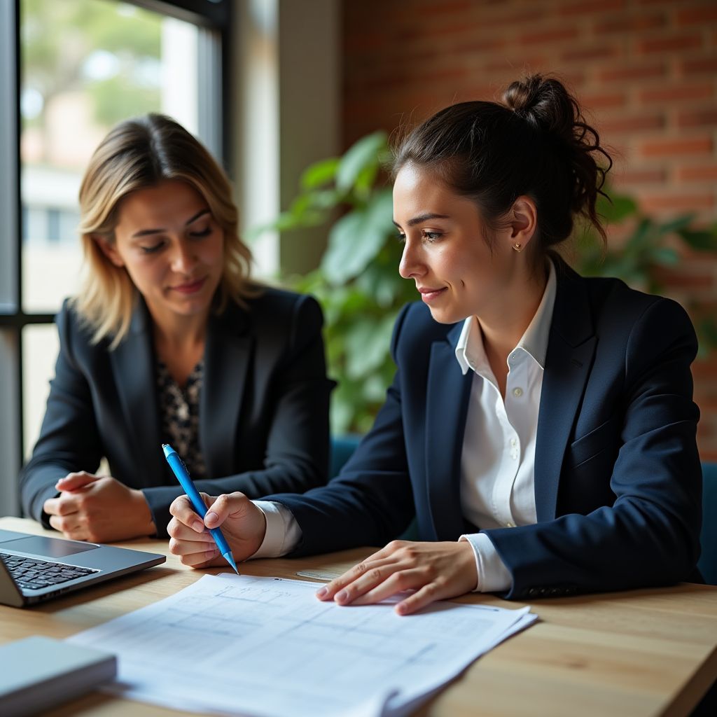 Sesión de mentoría para emprendedores